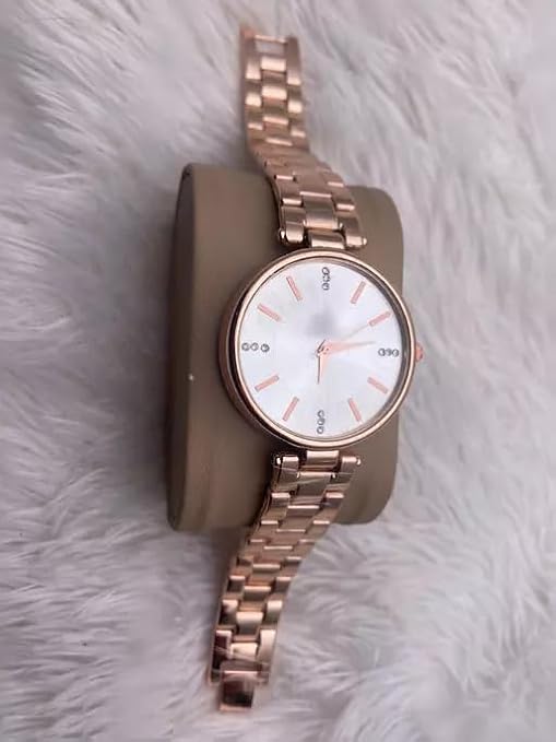 STYLEDOSE Women Analogue Wrist Watches for Women's & Girls&Miss&Ladies Diamond Studded Dial Rosegold Colored Stylish Bracelet Strap - Image 4